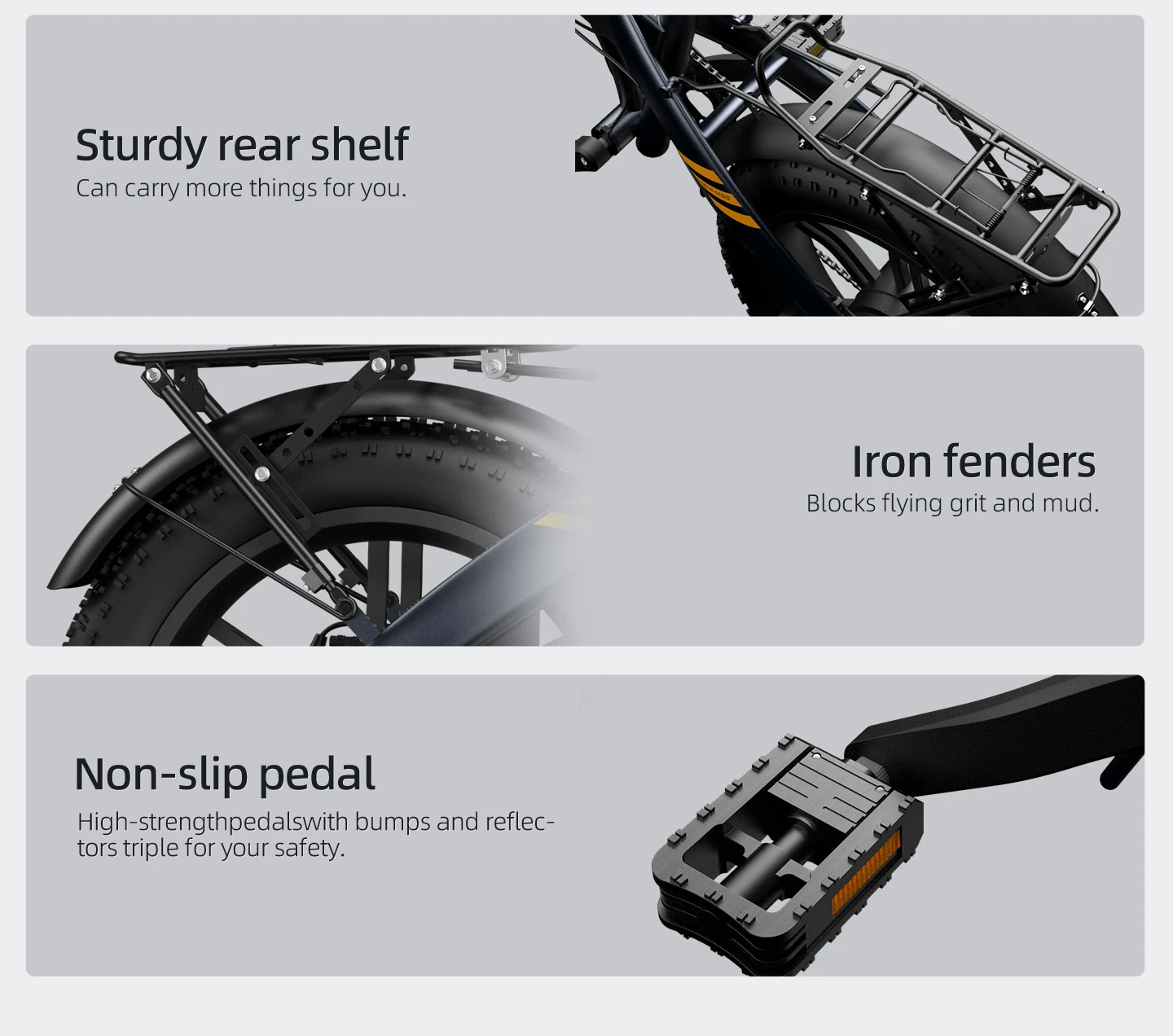ADO A20F XE-CE Fat Tyre Folding Electric Bike
