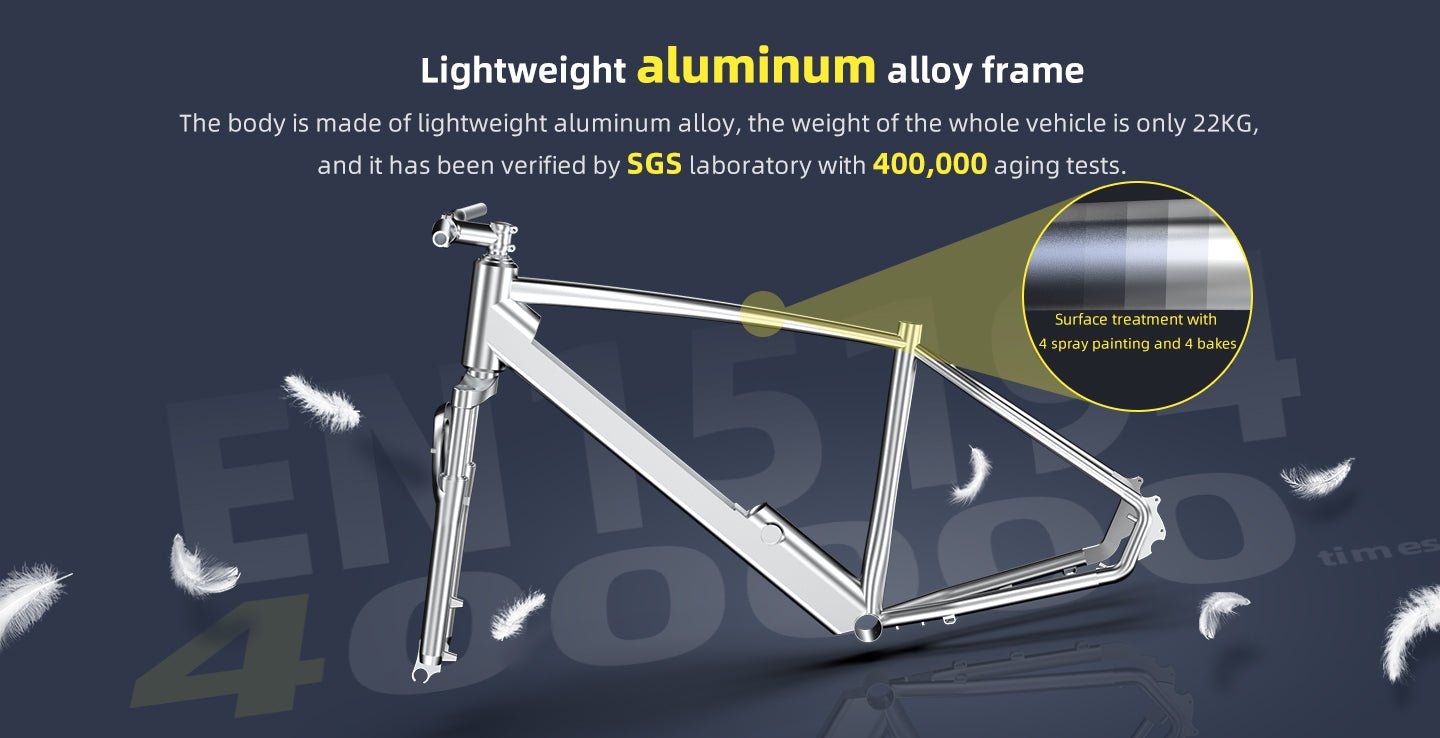 ADO D30 E-Bike - 27.5 Inch Lightweight Electric Bike